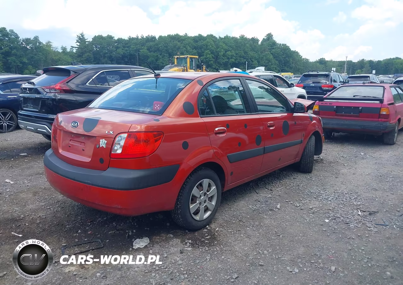 2007 Kia Rio Lx VIN:KNADE123576227320 - 4