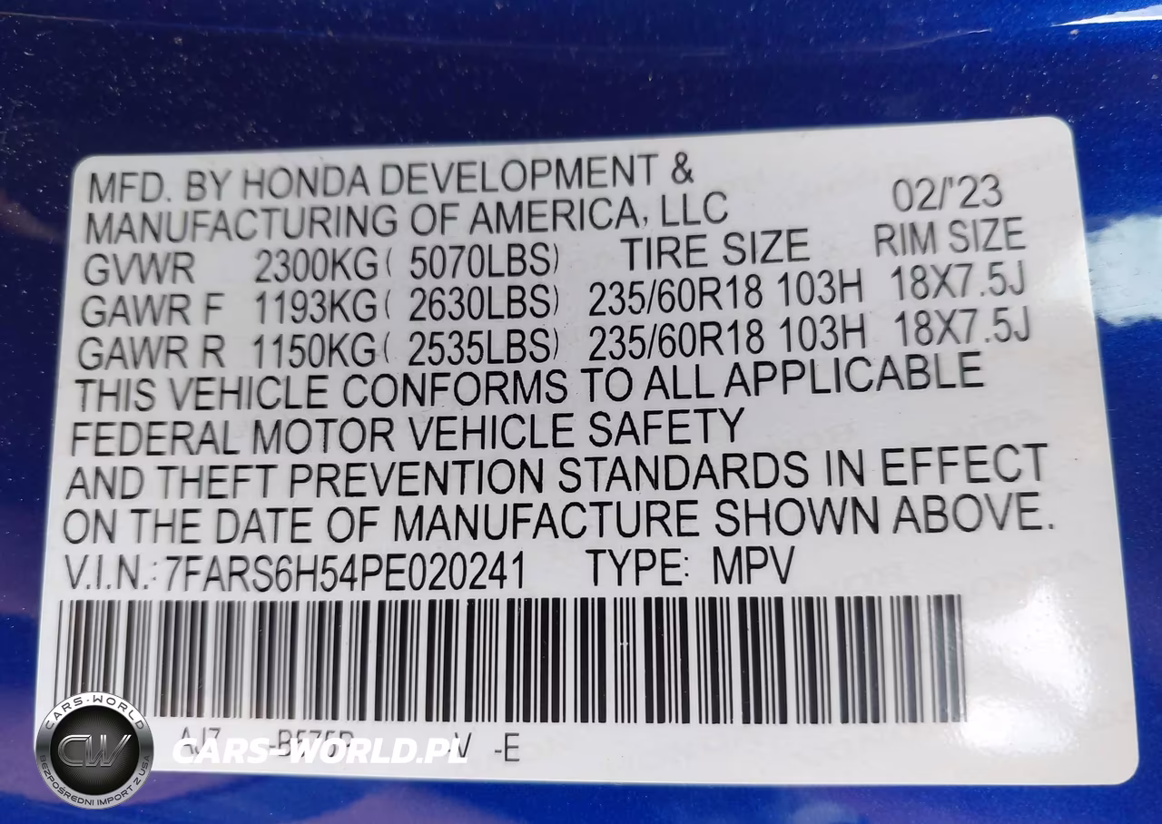2023 Honda Cr-V Hybrid Sport VIN:7FARS6H54PE020241 - 9