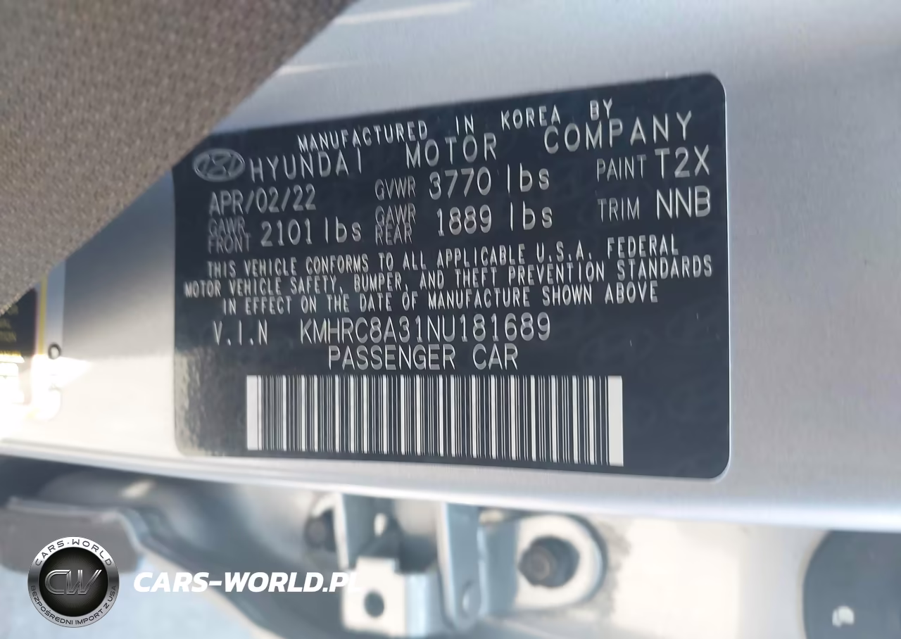 2022 Hyundai Venue Sel VIN:KMHRC8A31NU181689 - 9