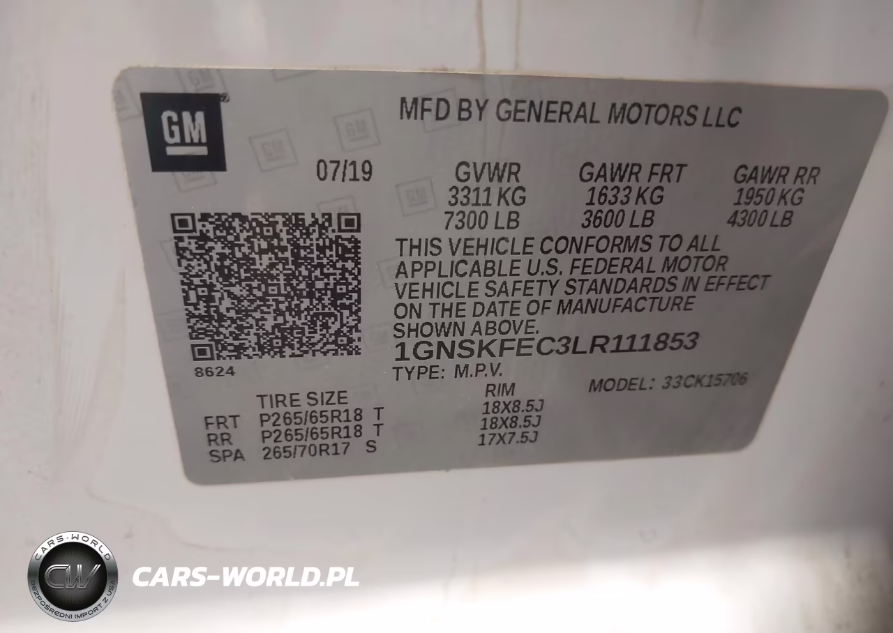 2020 Chevrolet Tahoe 4Wd Commercial Fleet VIN:1GNSKFEC3LR111853 - 9