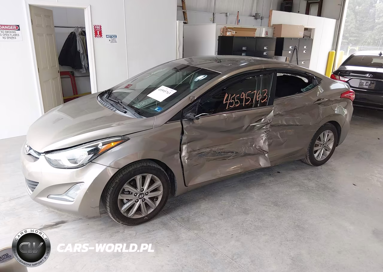2015 Hyundai Elantra Se VIN:5NPDH4AEXFH590571 - 2