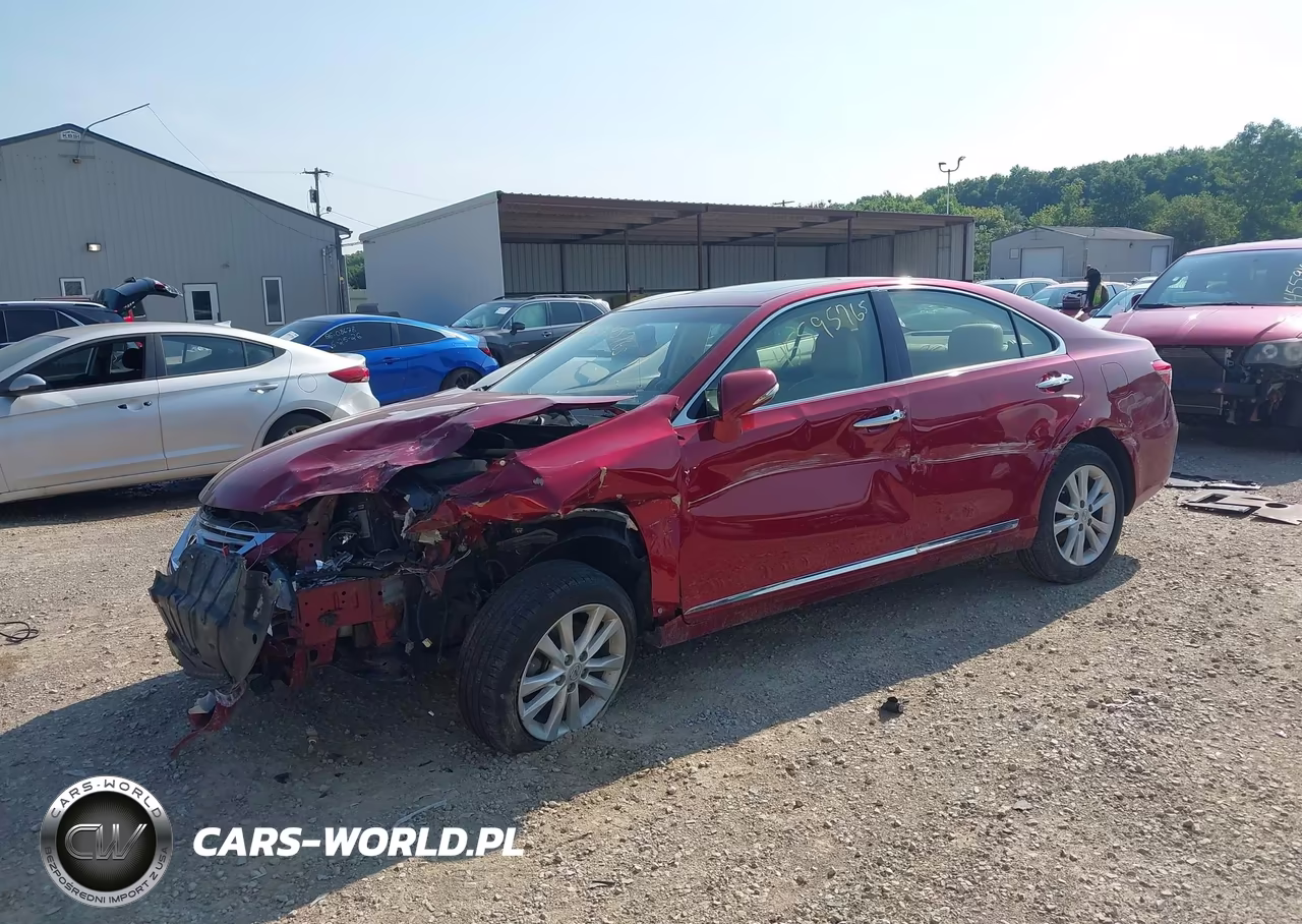 2012 Lexus Es 350 VIN:JTHBK1EG7C2478292 - 2
