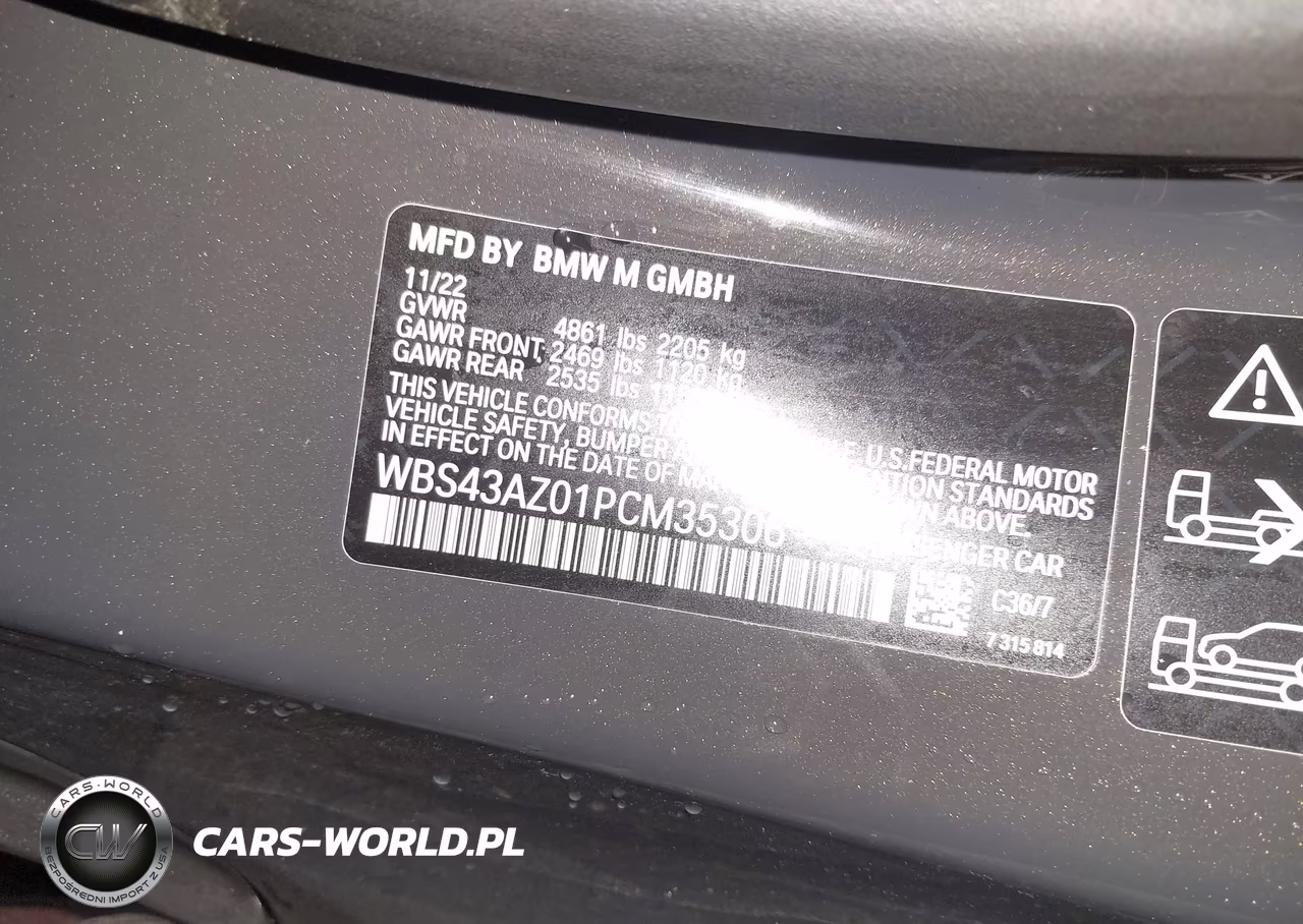 2023 BMW M4 Competition xDrive VIN:WBS43AZ01PCM35306 - 9