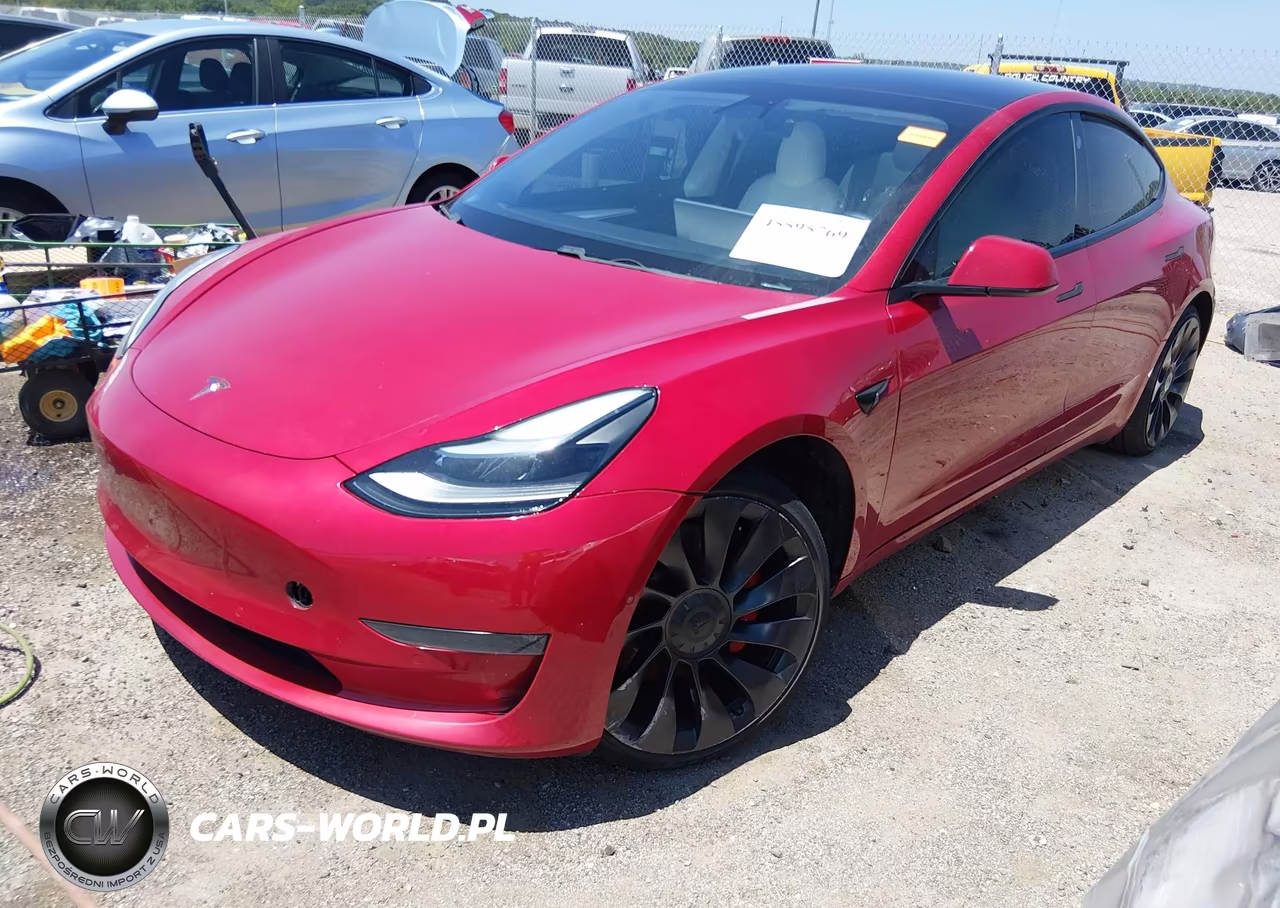 2021 Tesla Model 3 Performance Dual Motor All-Wheel Drive VIN:5YJ3E1ECXMF082933 - 2