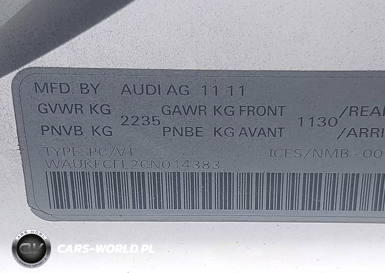 2012 Audi A4 2.0T Premium Plus VIN:WAUKFCFL2CN014383 - 9