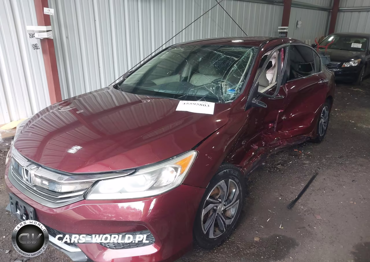 2016 Honda Accord Lx VIN:1HGCR2F39GA089024 - 2