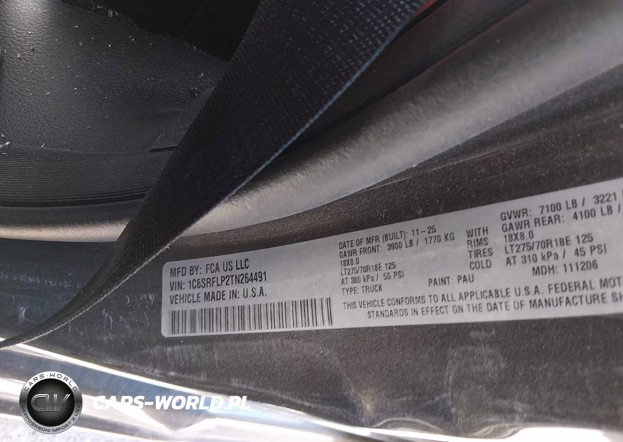 2026 Ram 1500 Rebel 4X4 5'7 Box VIN:1C6SRFLP2TN264491 - 9