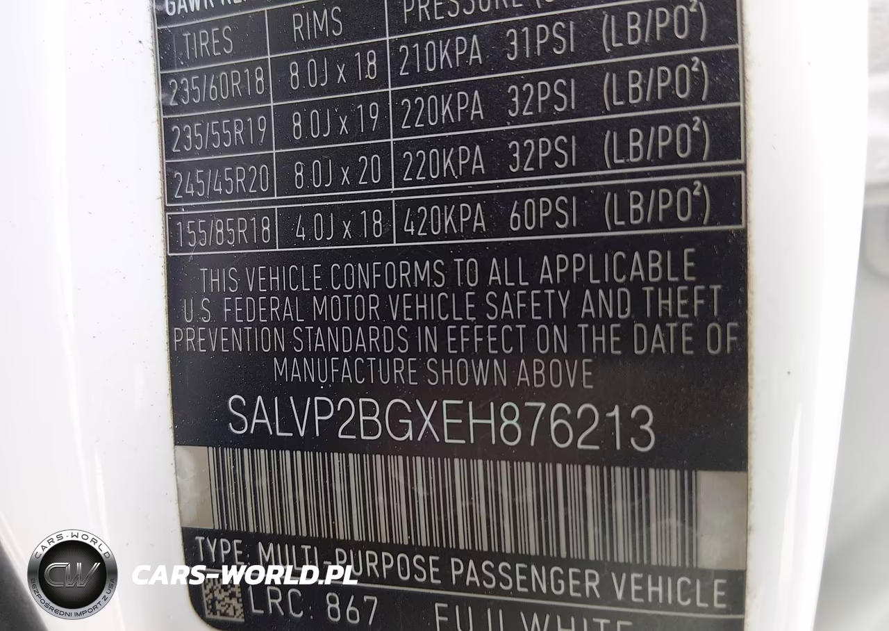 2014 Land Rover Range Rover Evoque Pure VIN:SALVP2BGXEH876213 - 9