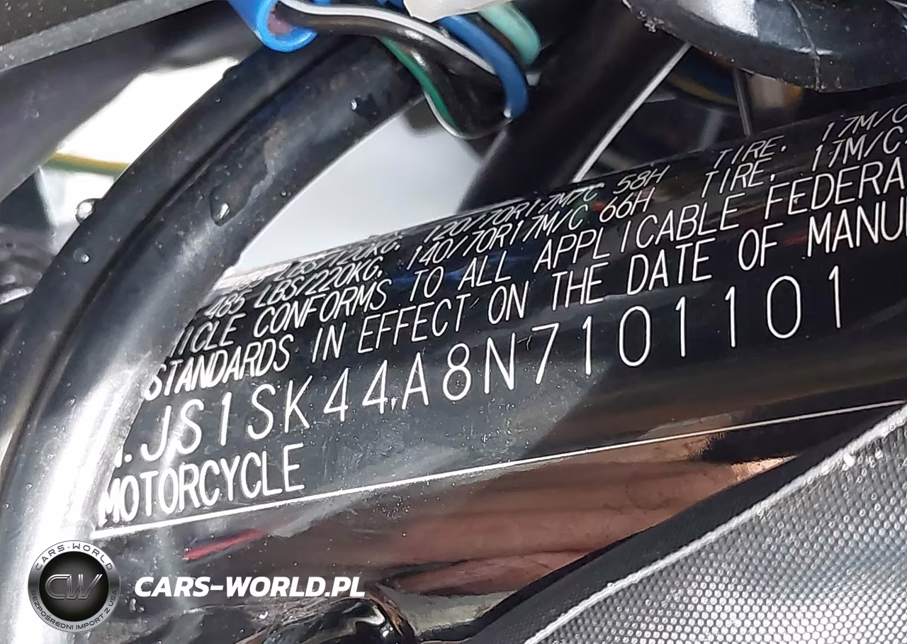 2022 Suzuki Dr-Z400 Sm VIN:JS1SK44A8N7101101 - 10