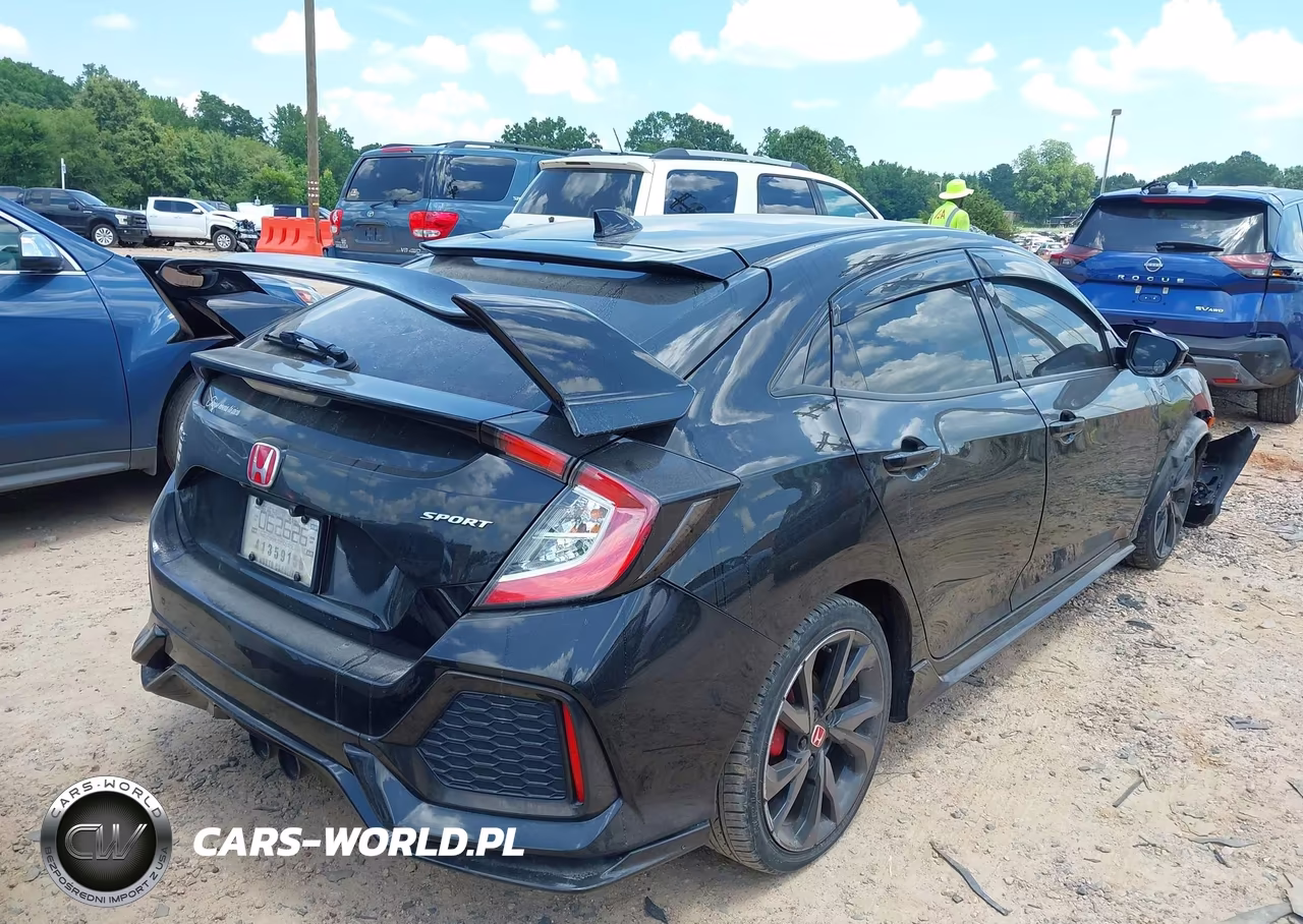 2018 Honda Civic Sport VIN:SHHFK7H46JU231247 - 4