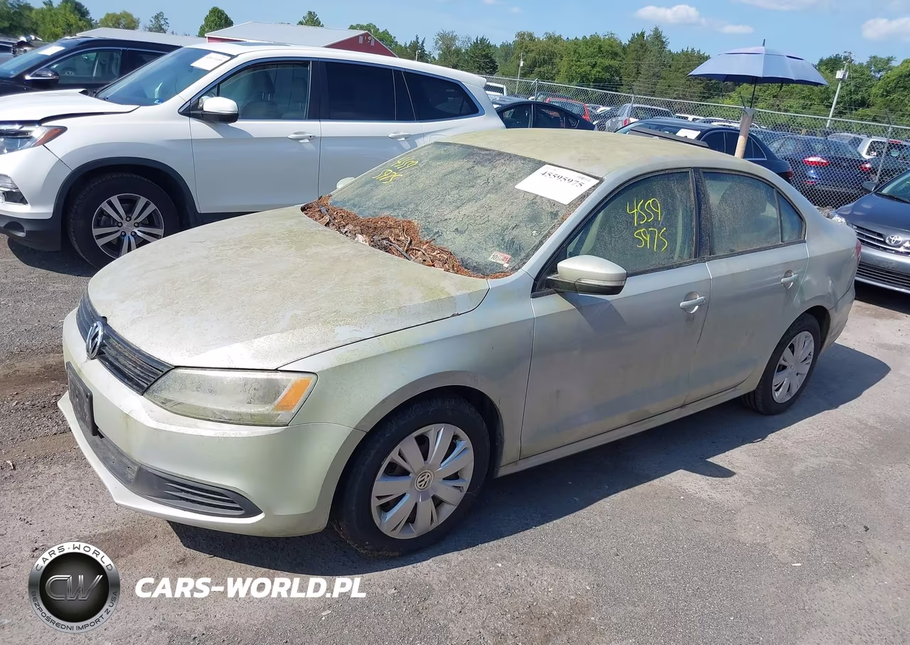 2011 Volkswagen Jetta 2.5L Se VIN:3VWDX7AJ0BM397266 - 2