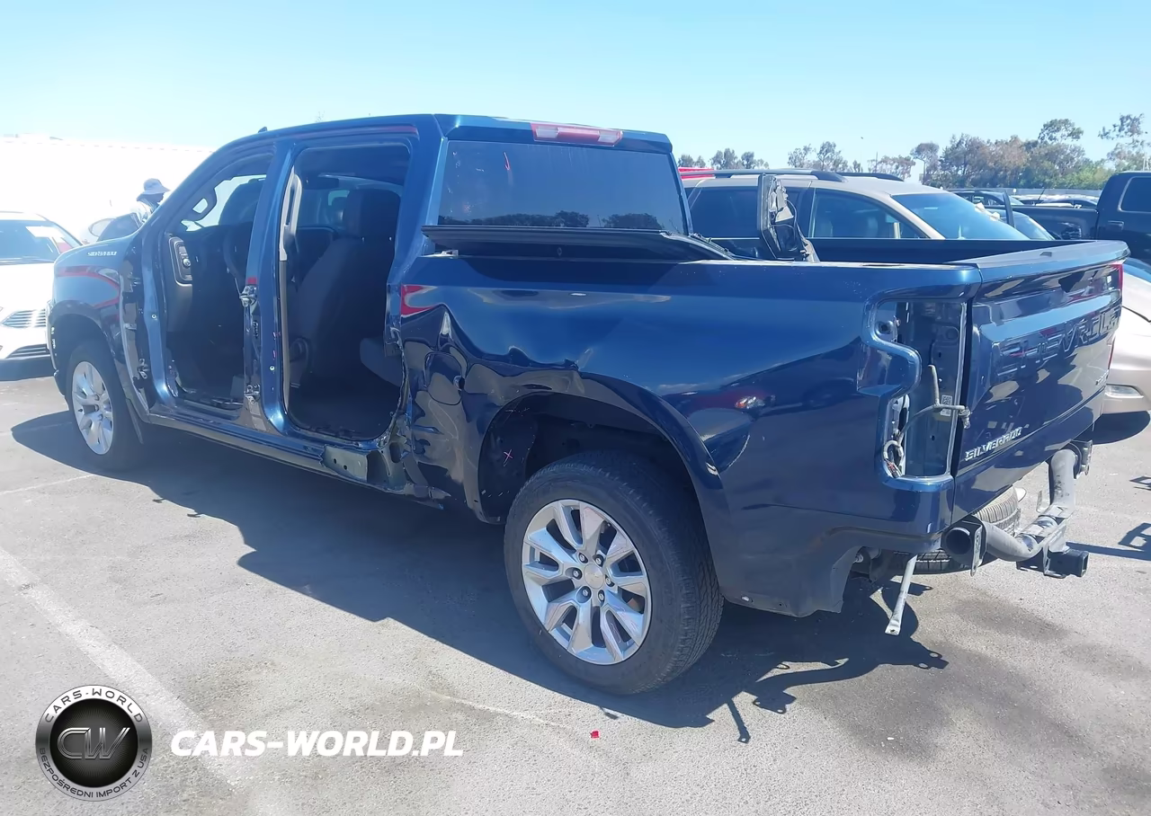 2021 Chevrolet Silverado 1500 2Wd Short Bed Custom VIN:1GCPWBEK3MZ186007 - 3