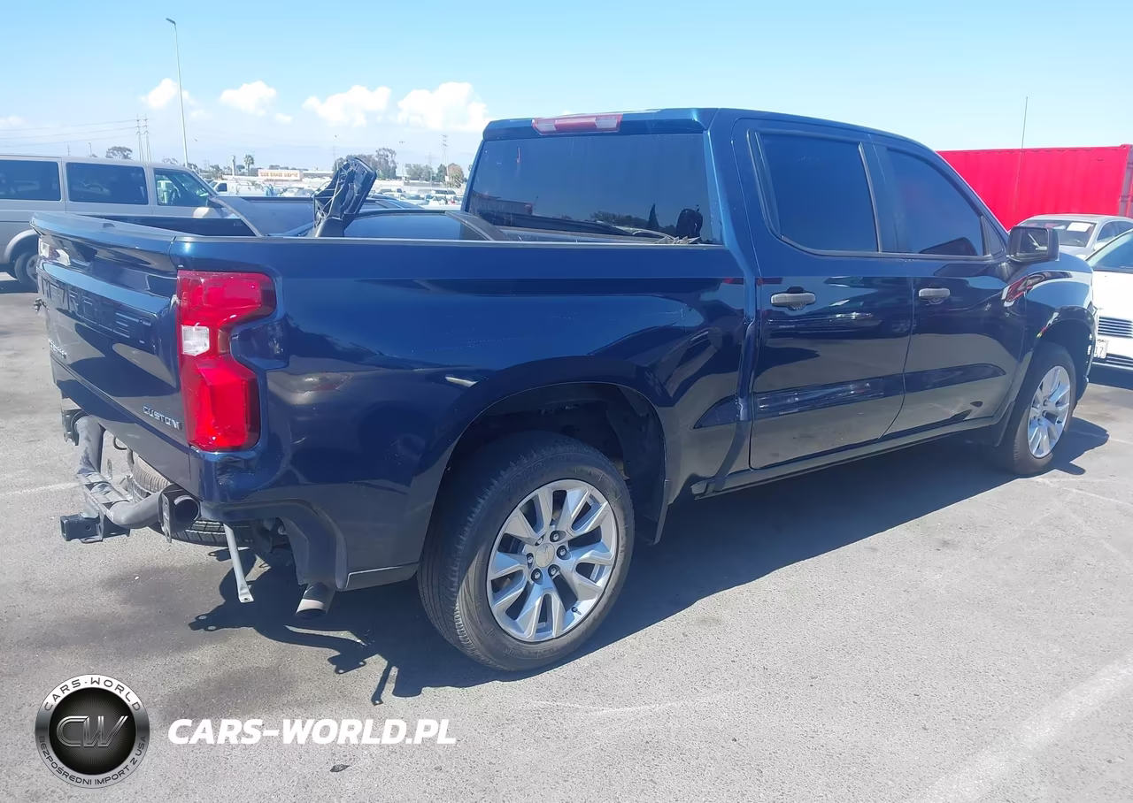 2021 Chevrolet Silverado 1500 2Wd Short Bed Custom VIN:1GCPWBEK3MZ186007 - 4