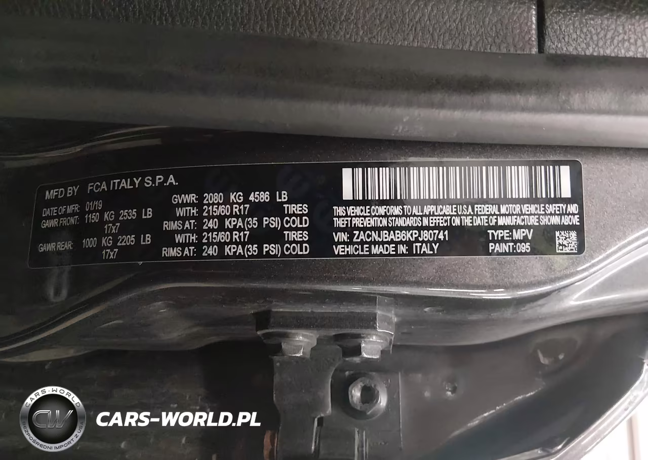 2019 Jeep Renegade Sport 4X4 VIN:ZACNJBAB6KPJ80741 - 9