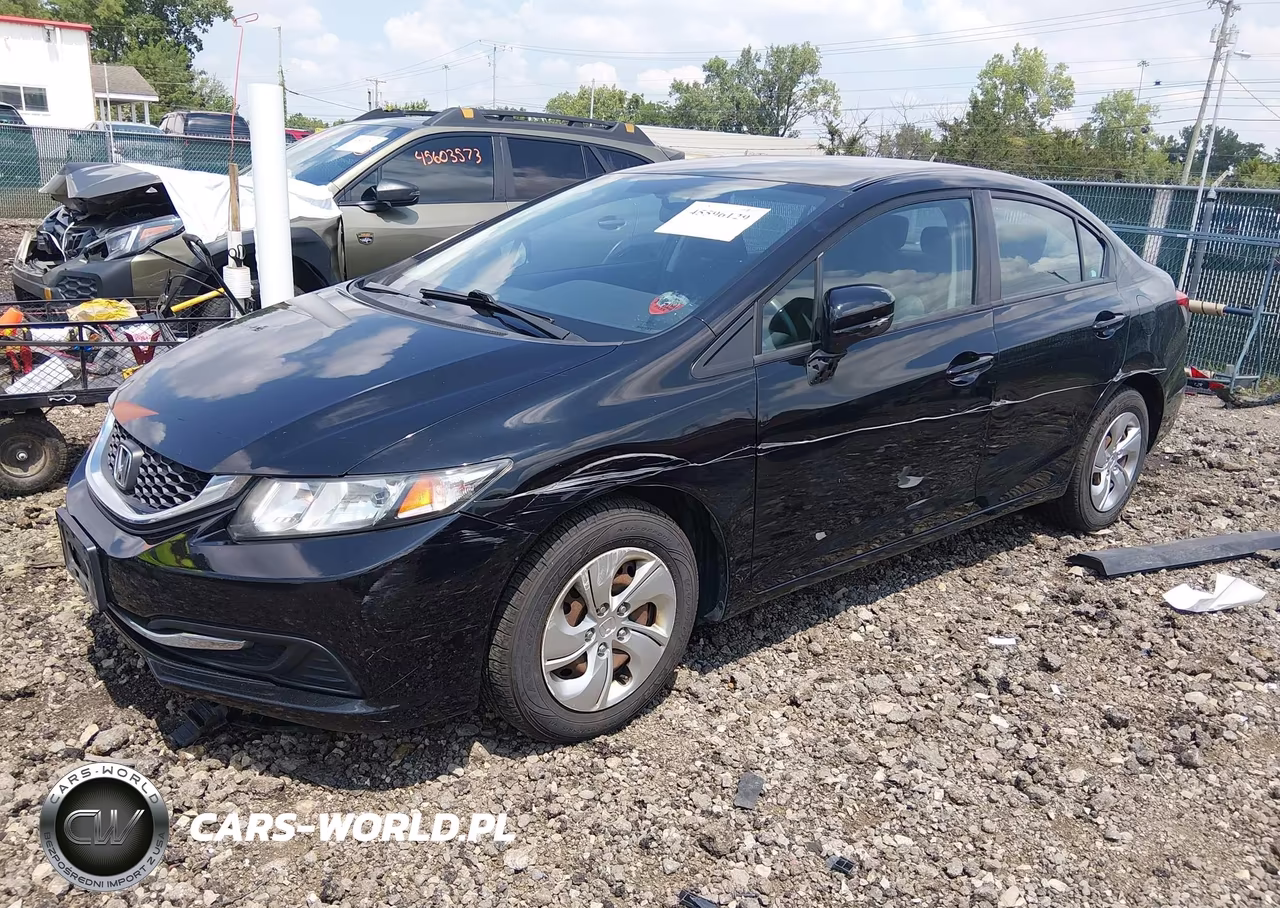 2014 Honda Civic Lx VIN:2HGFB2F53EH544127 - 2