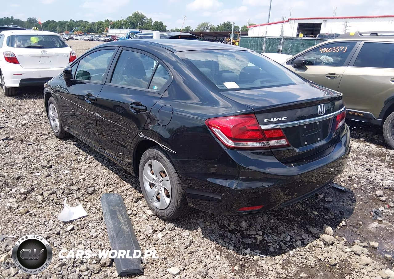 2014 Honda Civic Lx VIN:2HGFB2F53EH544127 - 3