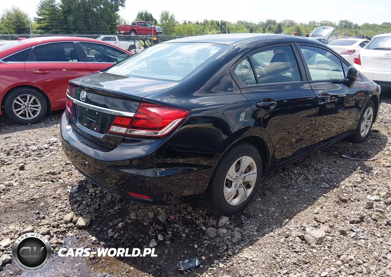 2014 Honda Civic Lx VIN:2HGFB2F53EH544127 - 4