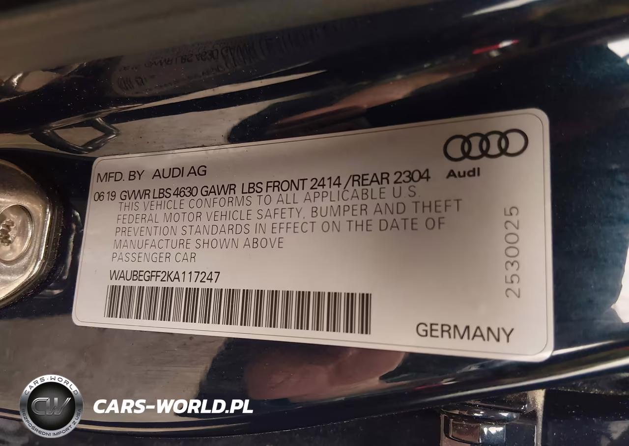 2019 Audi A3 45 Premium VIN:WAUBEGFF2KA117247 - 9