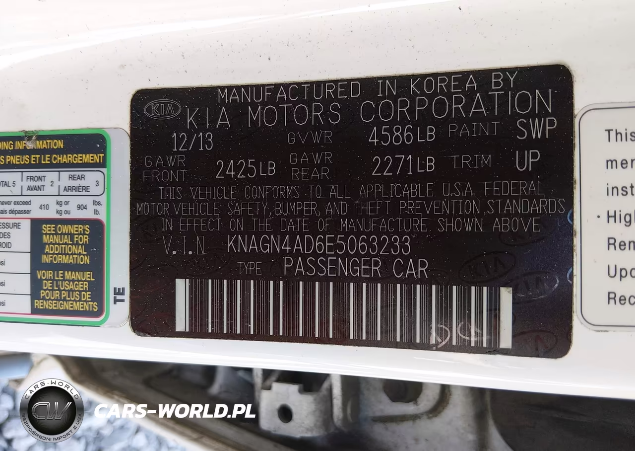 2014 Kia Optima Hybrid Ex VIN:KNAGN4AD6E5063233 - 9