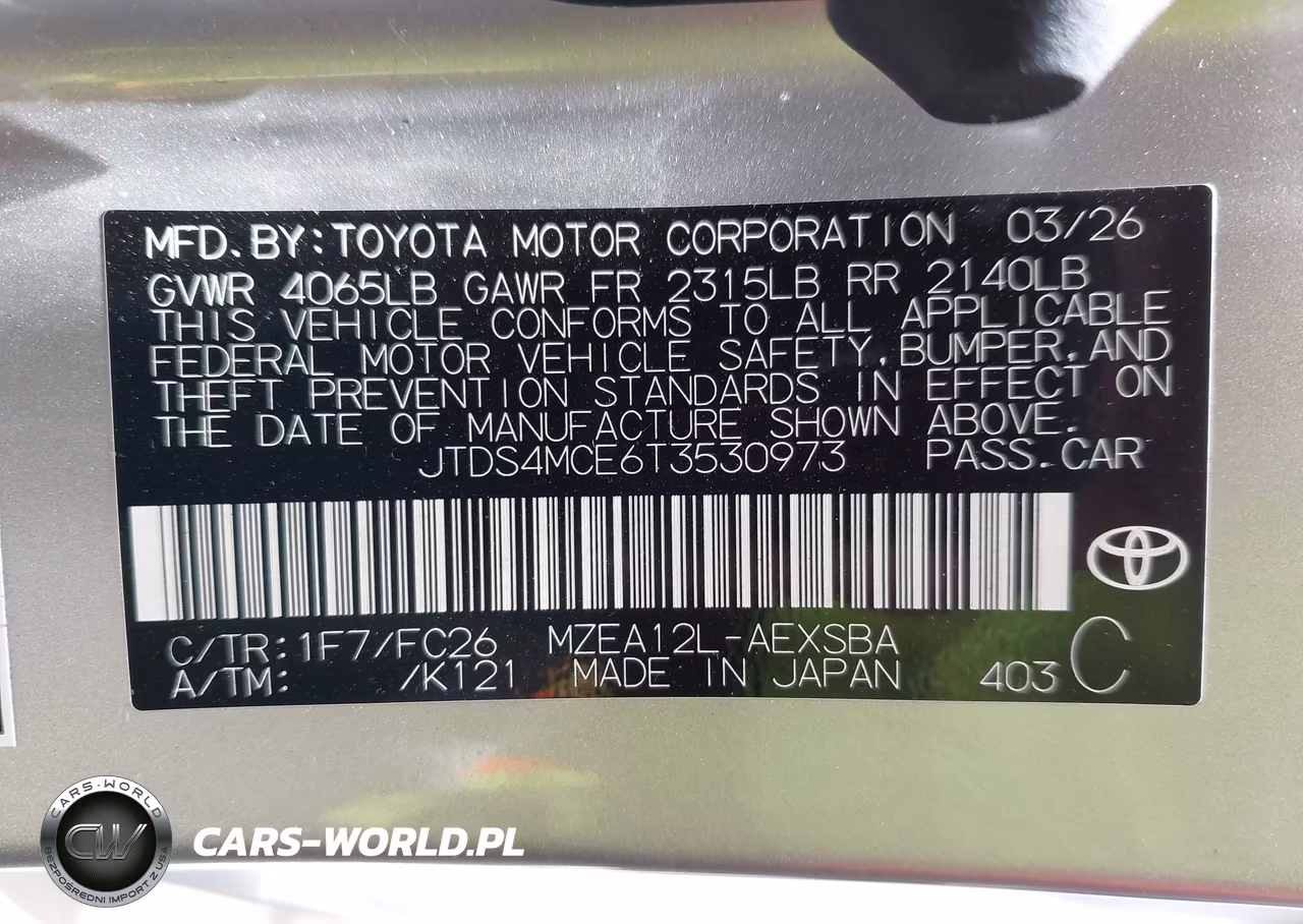 2026 Toyota Corolla Se VIN:JTDS4MCE6T3530973 - 9