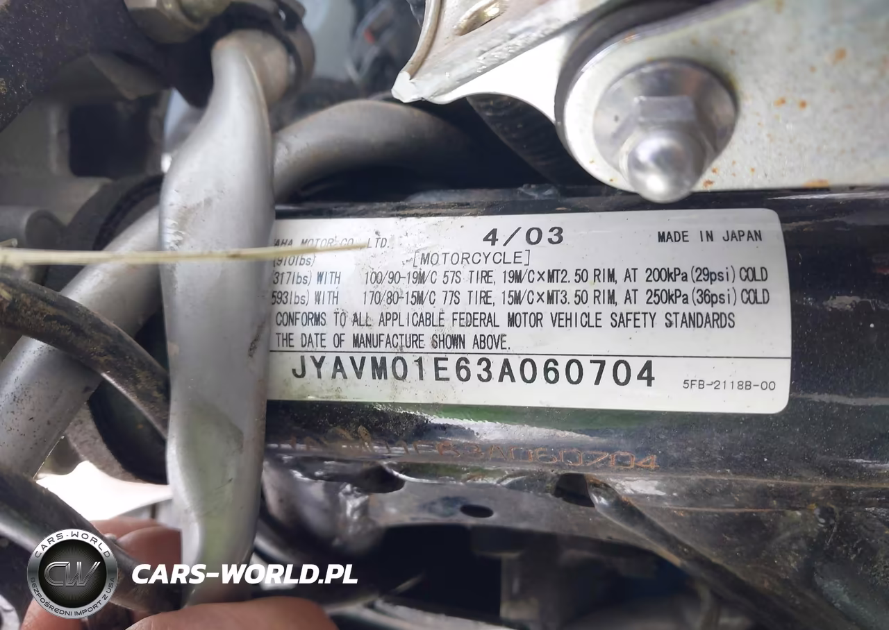 2003 Yamaha Xvs65 A VIN:JYAVM01E63A060704 - 10