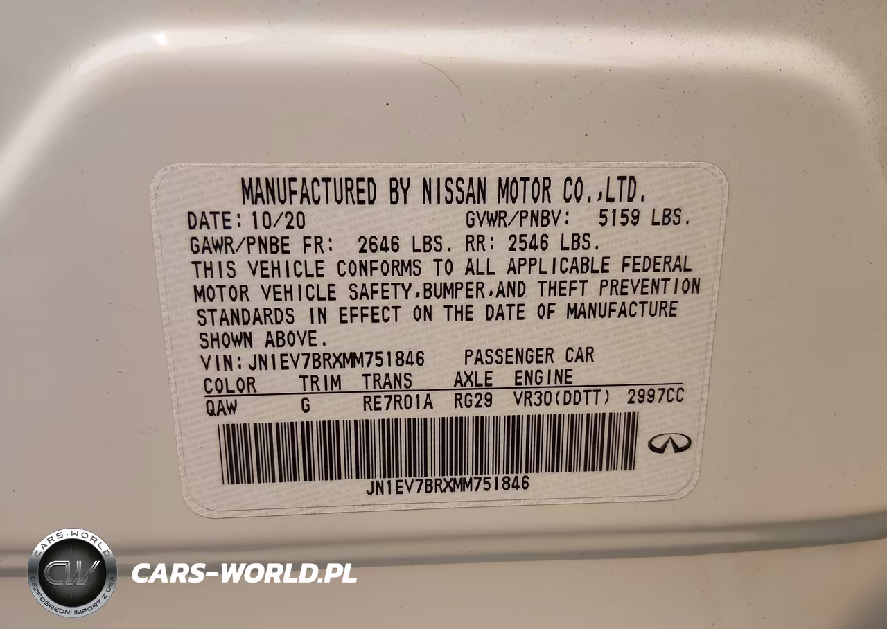 2021 Infiniti Q50 Luxe Awd VIN:JN1EV7BRXMM751846 - 9