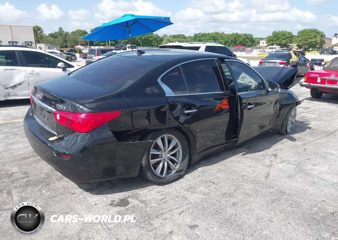 2015 Infiniti Q50 Premium-Sport VIN:JN1BV7AP4FM343848 - 4