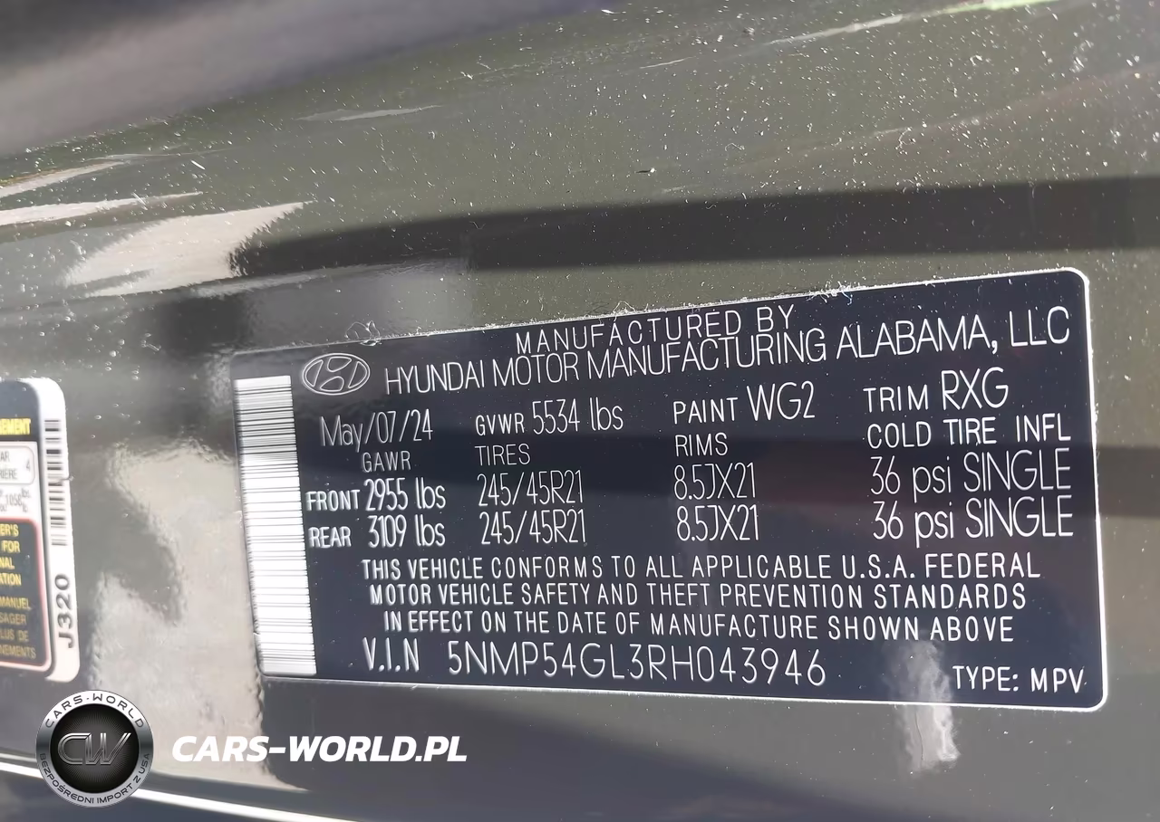 2024 Hyundai Santa Fe Calligraphy VIN:5NMP54GL3RH043946 - 9