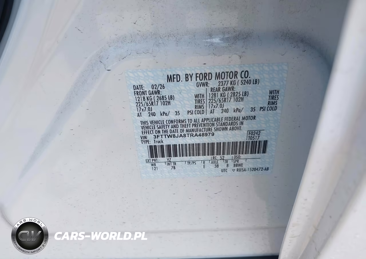 2026 Ford Maverick Xlt VIN:3FTTW8JA8TRA48979 - 9