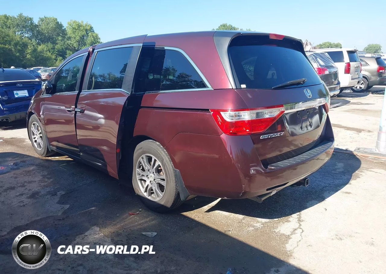 2012 Honda Odyssey Ex-L VIN:5FNRL5H60CB096674 - 3