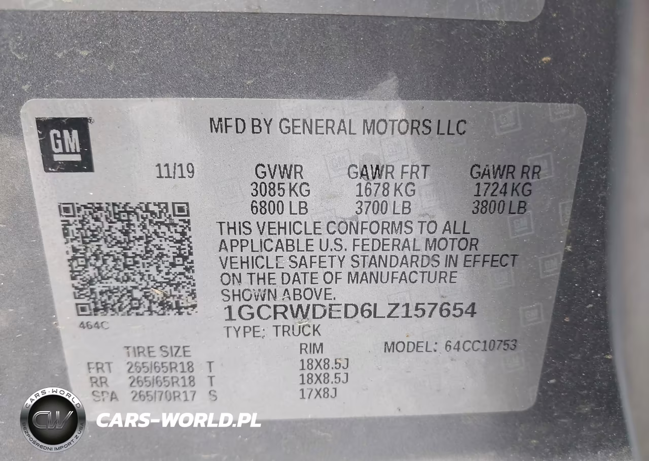 2020 Chevrolet Silverado 1500 2Wd Standard Bed Rst VIN:1GCRWDED6LZ157654 - 9