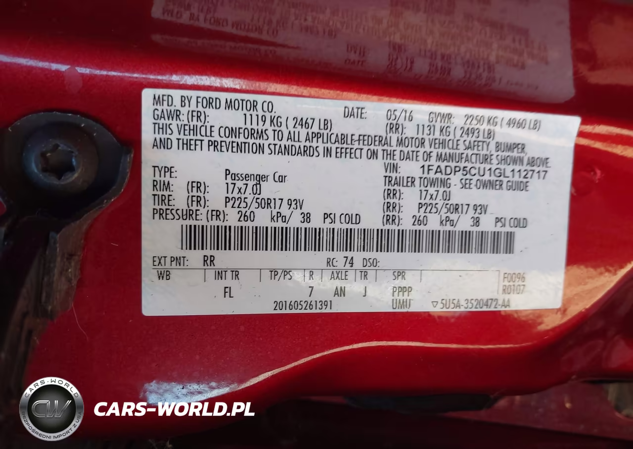 2016 Ford C-Max Energi Sel VIN:1FADP5CU1GL112717 - 9