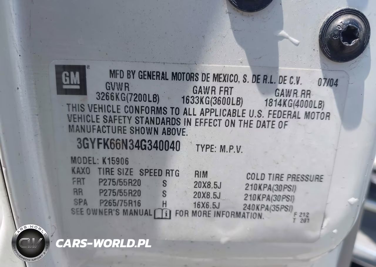 2004 Cadillac Escalade Esv Platinum Edition VIN:3GYFK66N34G340040 - 9