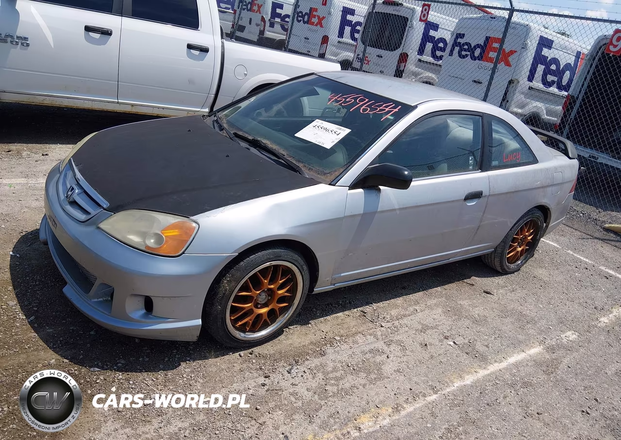 2001 Honda Civic Lx VIN:1HGEM225X1L015217 - 2