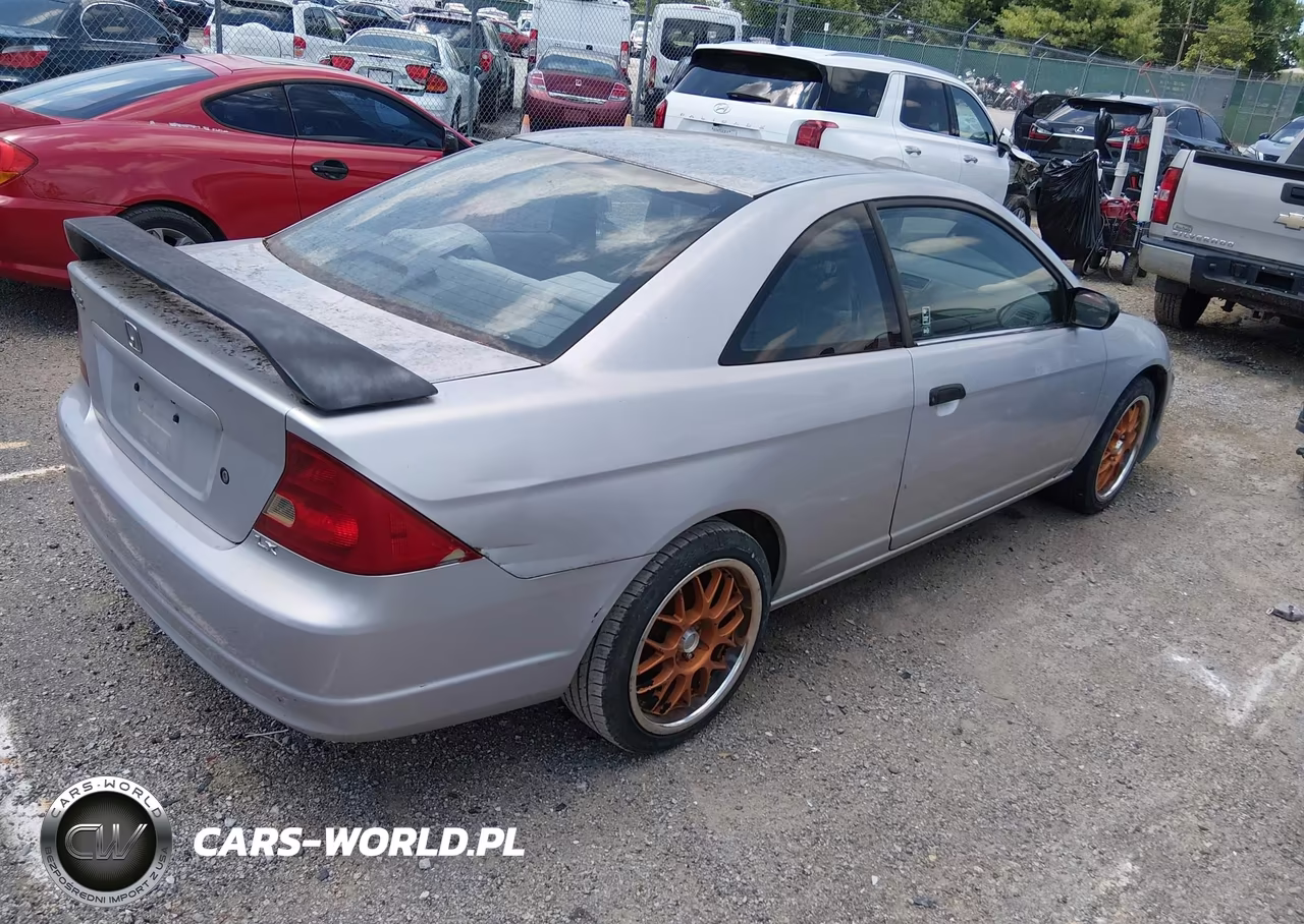 2001 Honda Civic Lx VIN:1HGEM225X1L015217 - 4