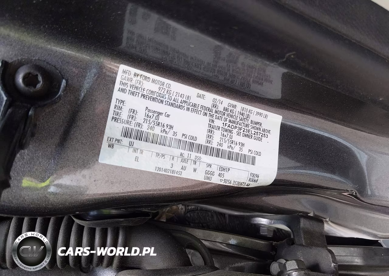 2014 Ford Focus Se VIN:1FADP3F23EL257253 - 9