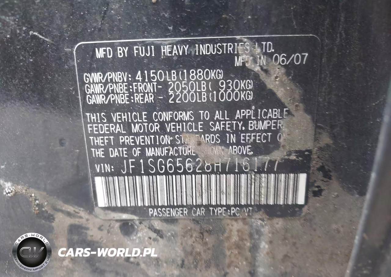 2008 Subaru Forester 2.5X VIN:JF1SG65628H716177 - 9