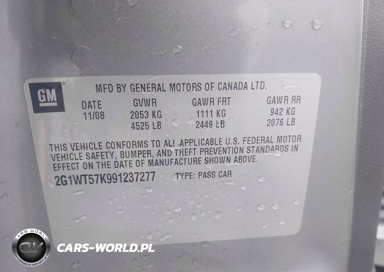 2009 Chevrolet Impala Lt VIN:2G1WT57K991237277 - 9