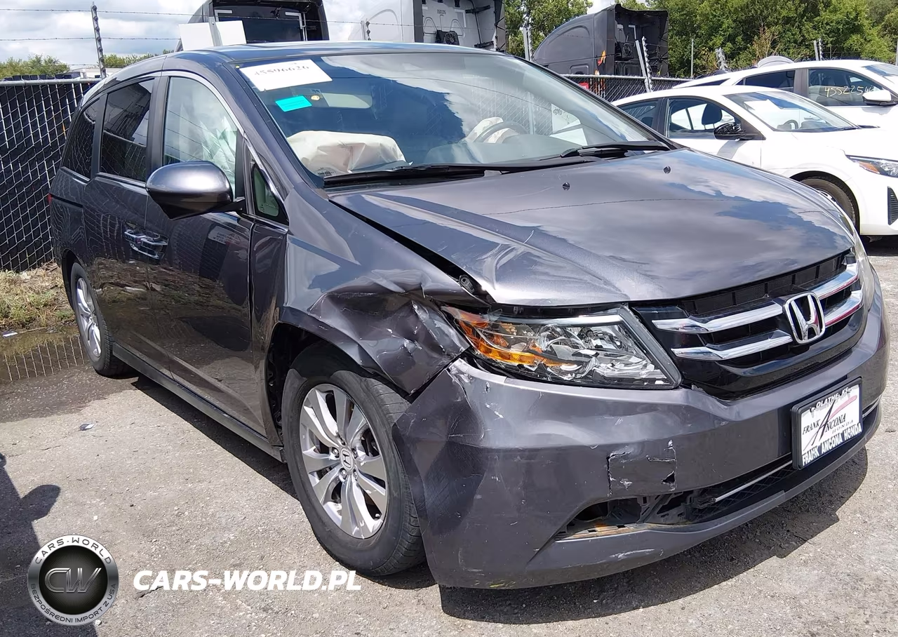 2015 Honda Odyssey Ex-L VIN:5FNRL5H66FB037827 - 1