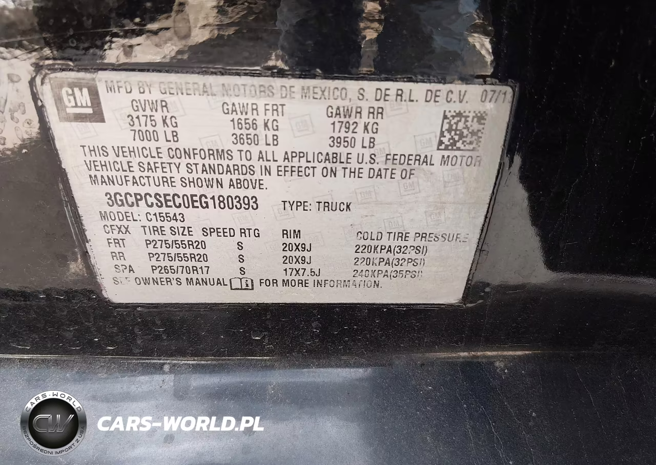 2014 Chevrolet Silverado 1500 Ltz VIN:3GCPCSEC0EG180393 - 9