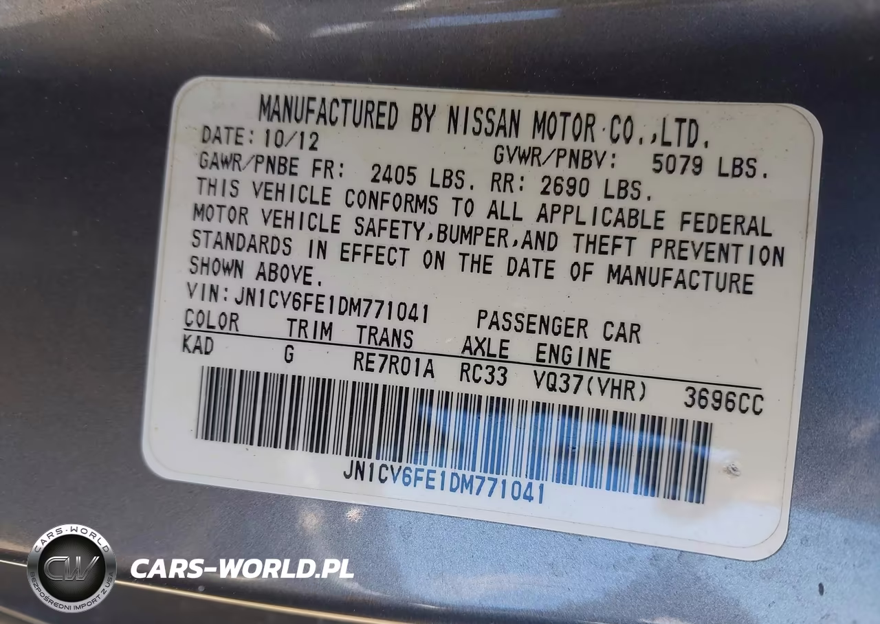 2013 Infiniti G37 VIN:JN1CV6FE1DM771041 - 9