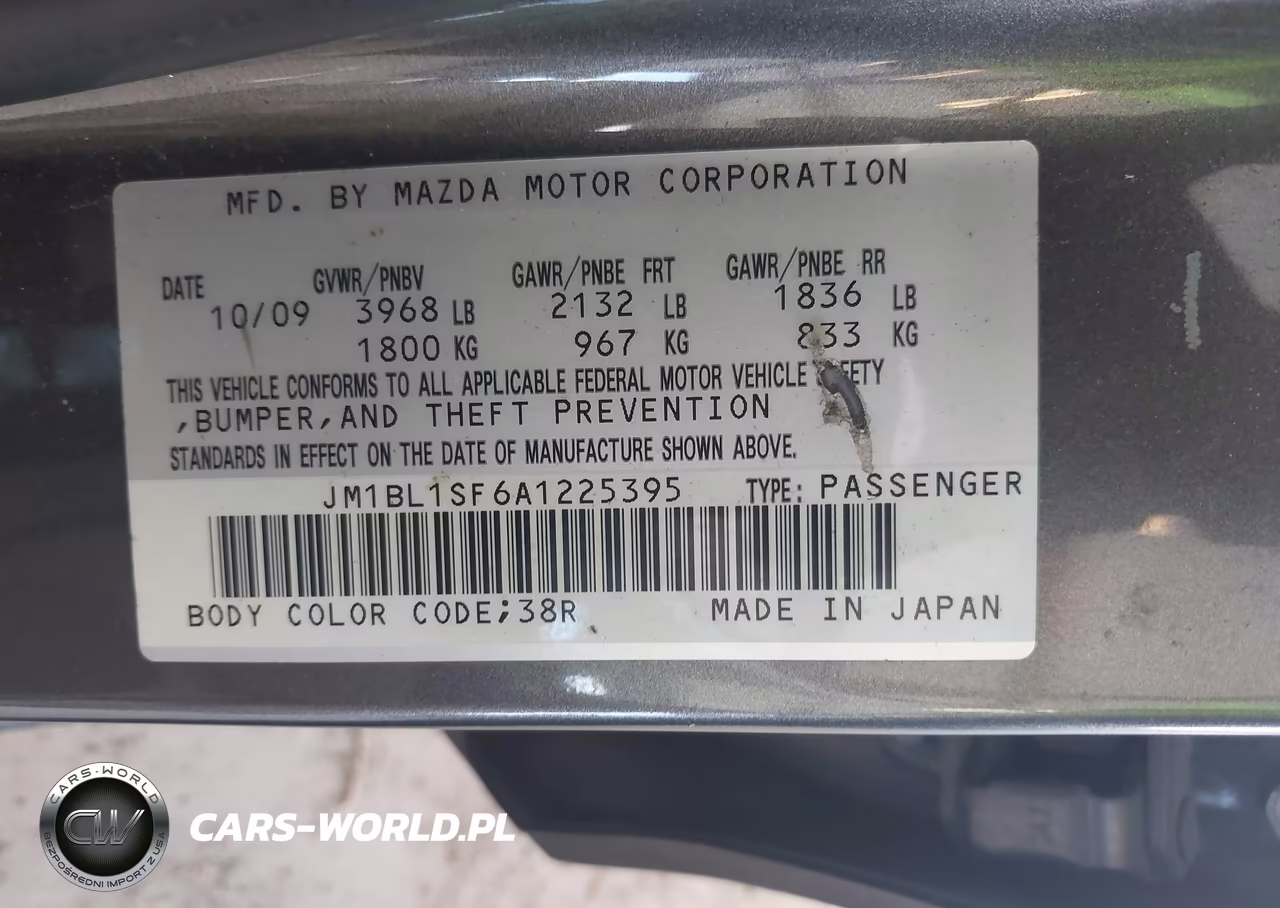 2010 Mazda Mazda3 I Touring VIN:JM1BL1SF6A1225395 - 9