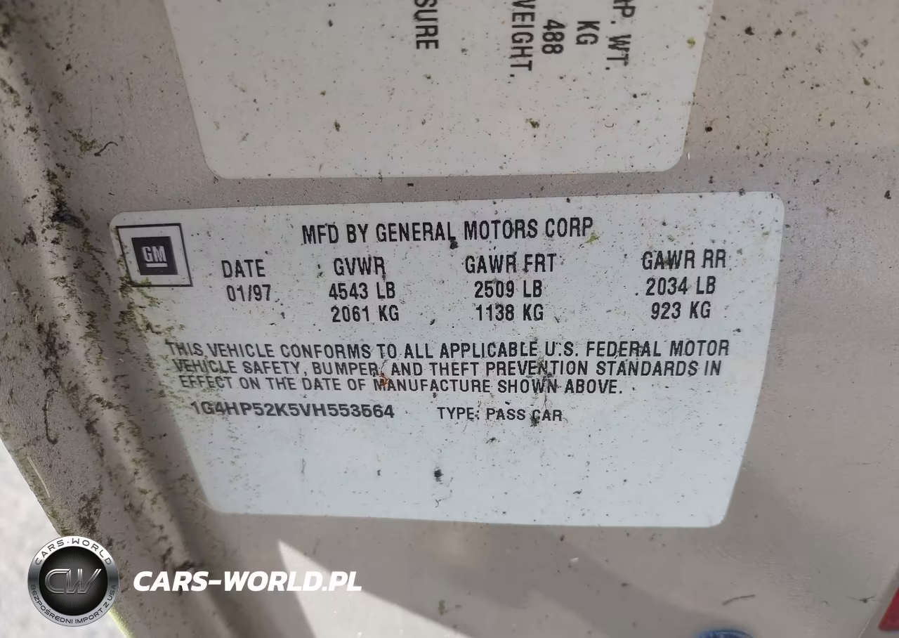 1997 Buick Lesabre Custom VIN:1G4HP52K5VH553564 - 9