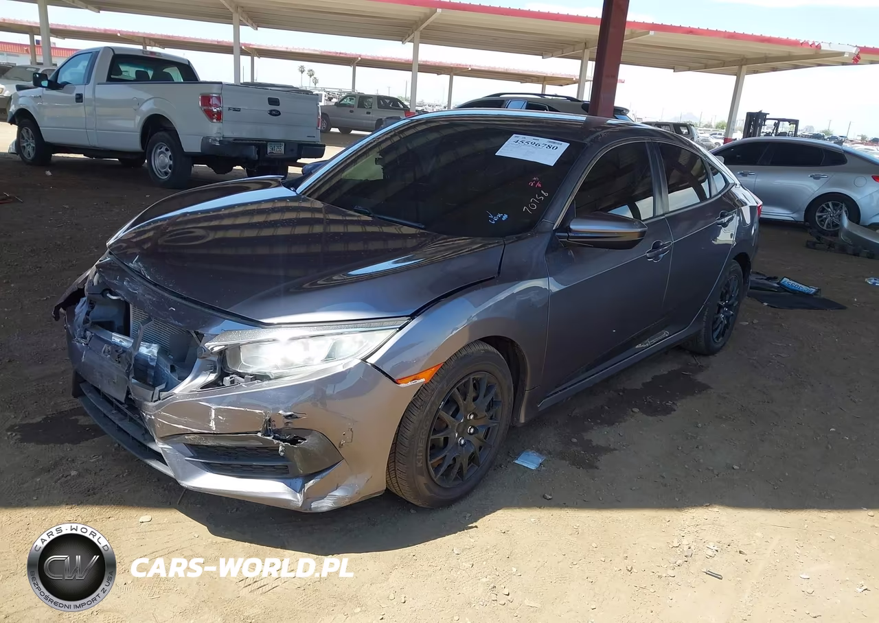 2018 Honda Civic Lx VIN:19XFC2F51JE203844 - 2