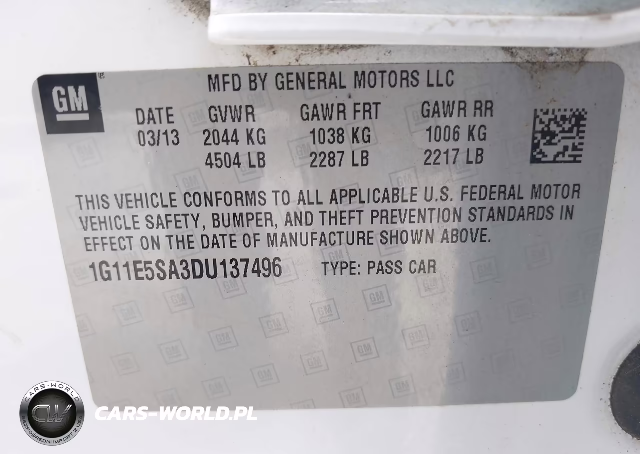 2013 Chevrolet Malibu 2Lt VIN:1G11E5SA3DU137496 - 9