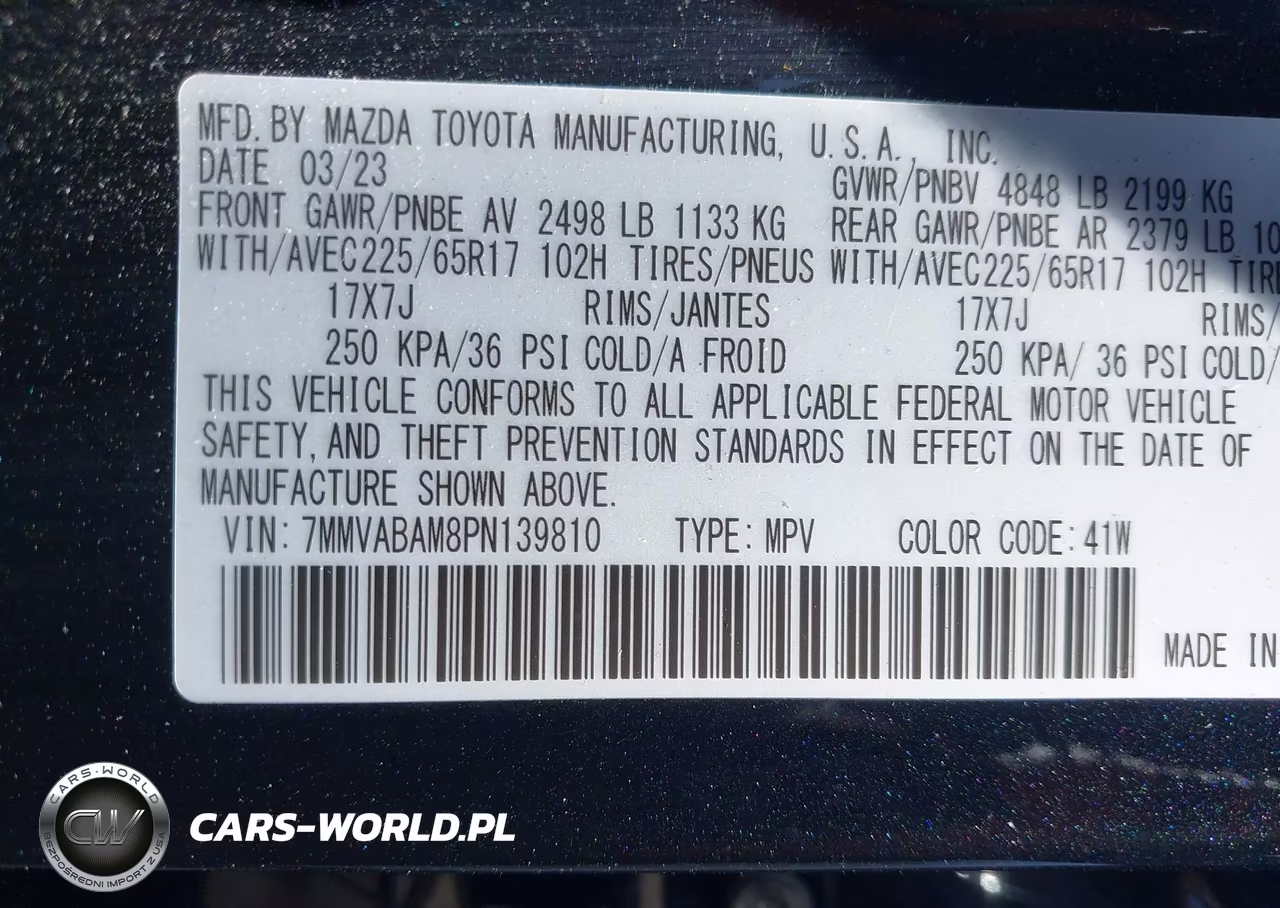 2023 Mazda Cx-50 2.5 S Select VIN:7MMVABAM8PN139810 - 9
