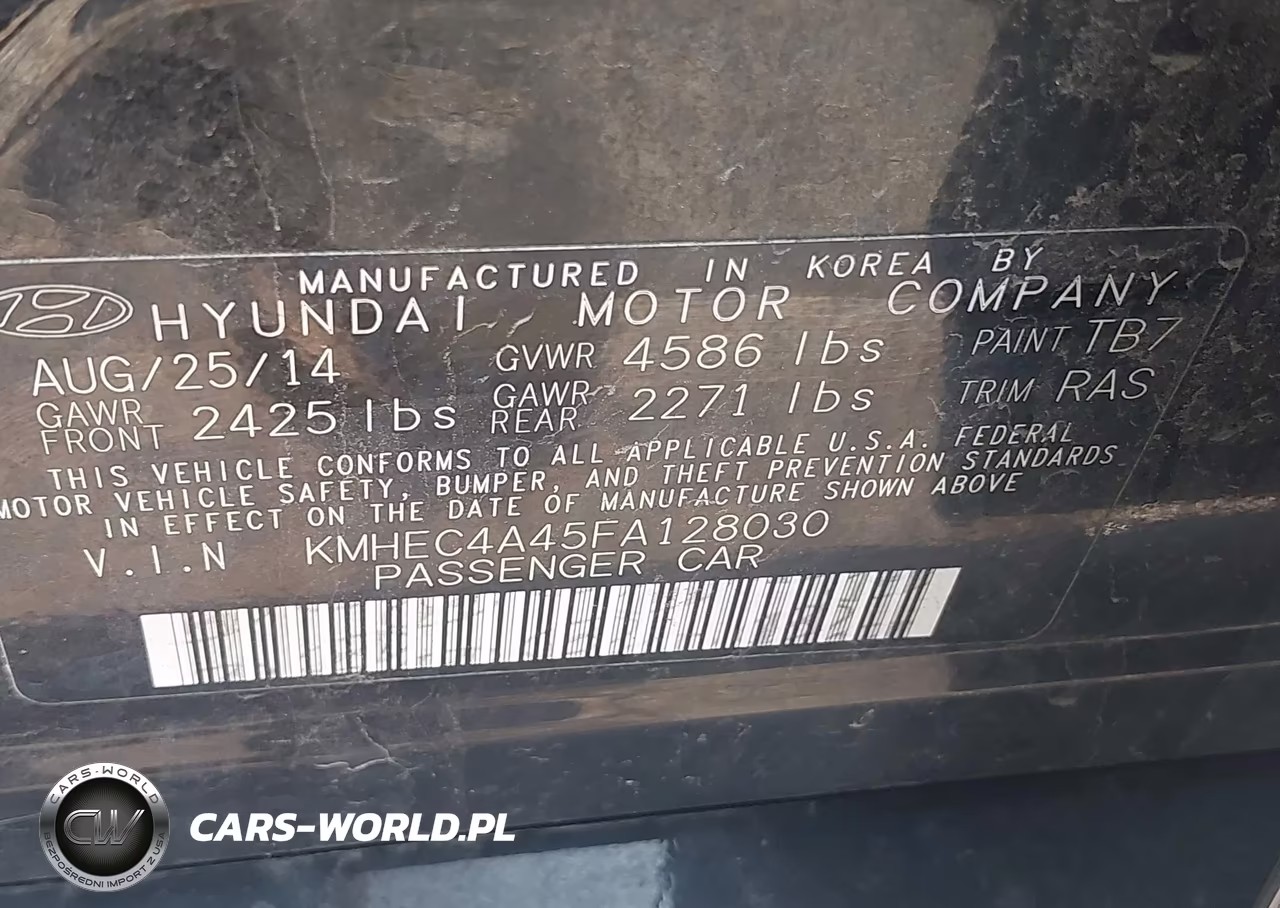 2015 Hyundai Sonata Hybrid Limited VIN:KMHEC4A45FA128030 - 9