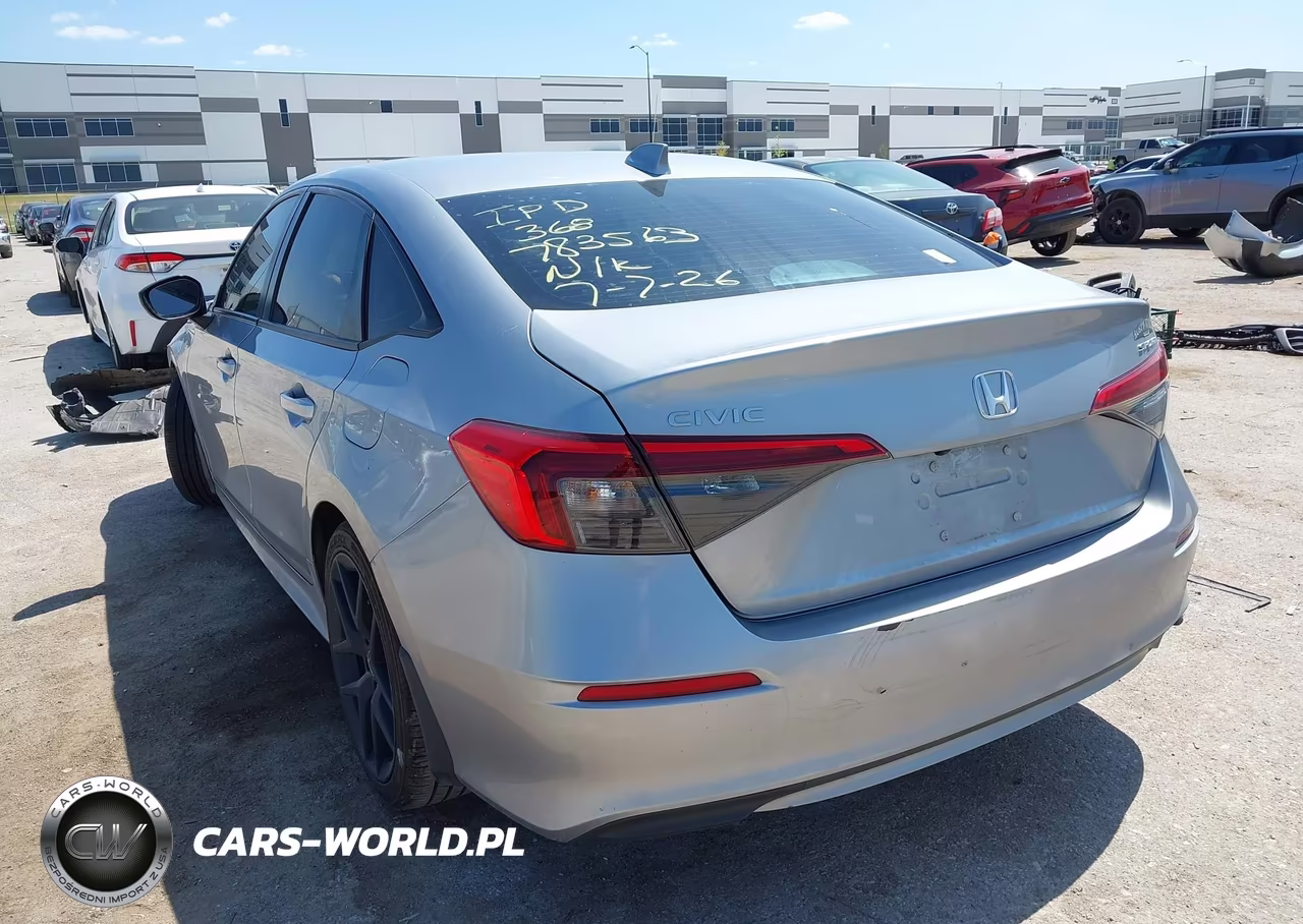 2022 Honda Civic Sport VIN:2HGFE2F58NH585912 - 3