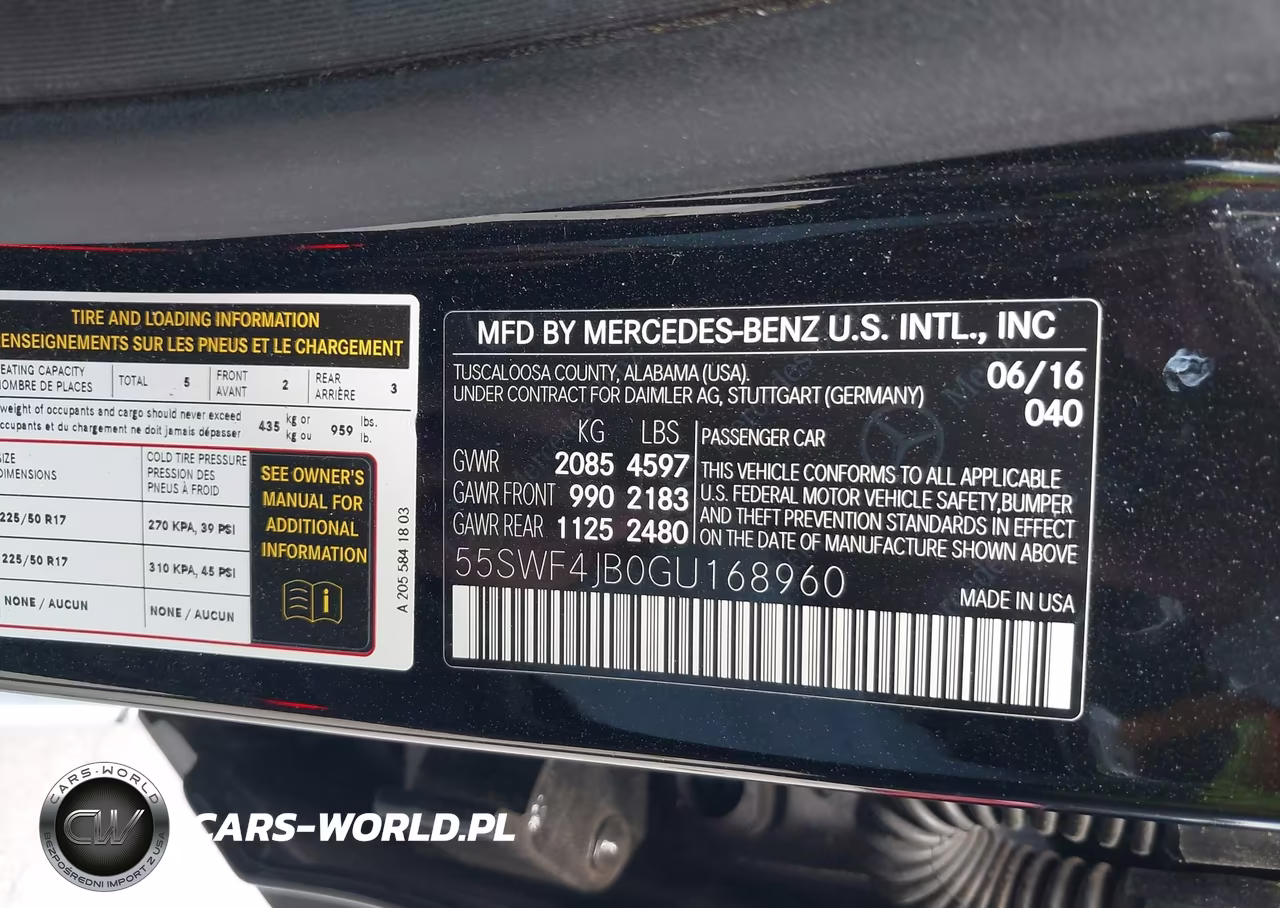2016 Mercedes-Benz C 300 VIN:55SWF4JB0GU168960 - 9