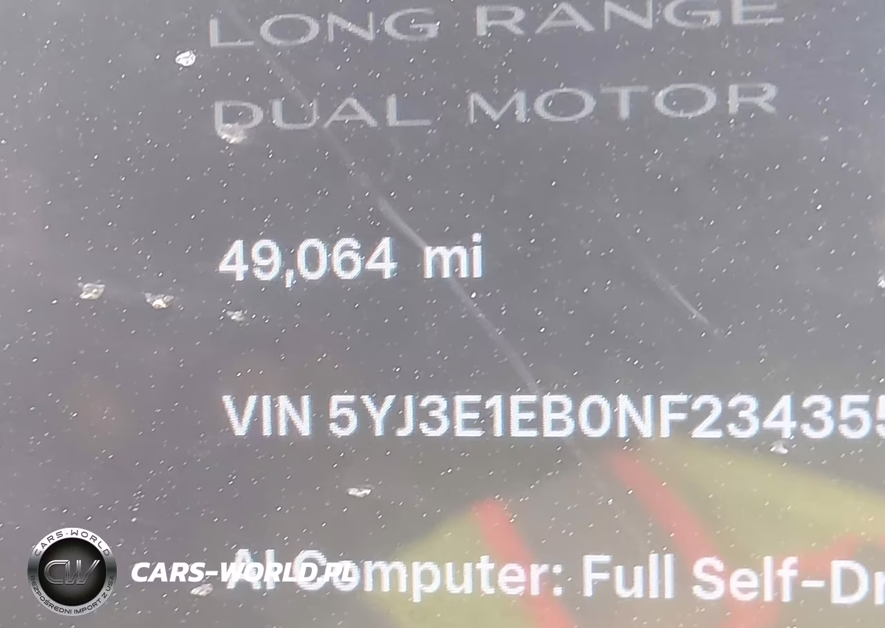 2022 Tesla Model 3 Long Range Dual Motor All-Wheel Drive VIN:5YJ3E1EB0NF234355 - 14